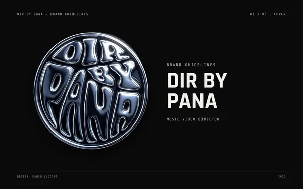 DIR BY PANA – Logo & brand guidelines · Videomaker musicale | Paolo Luccini